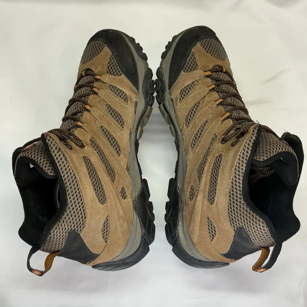 Merrell Moab Mid Waterproof Hiking Boots Mens 12 Earth J88623